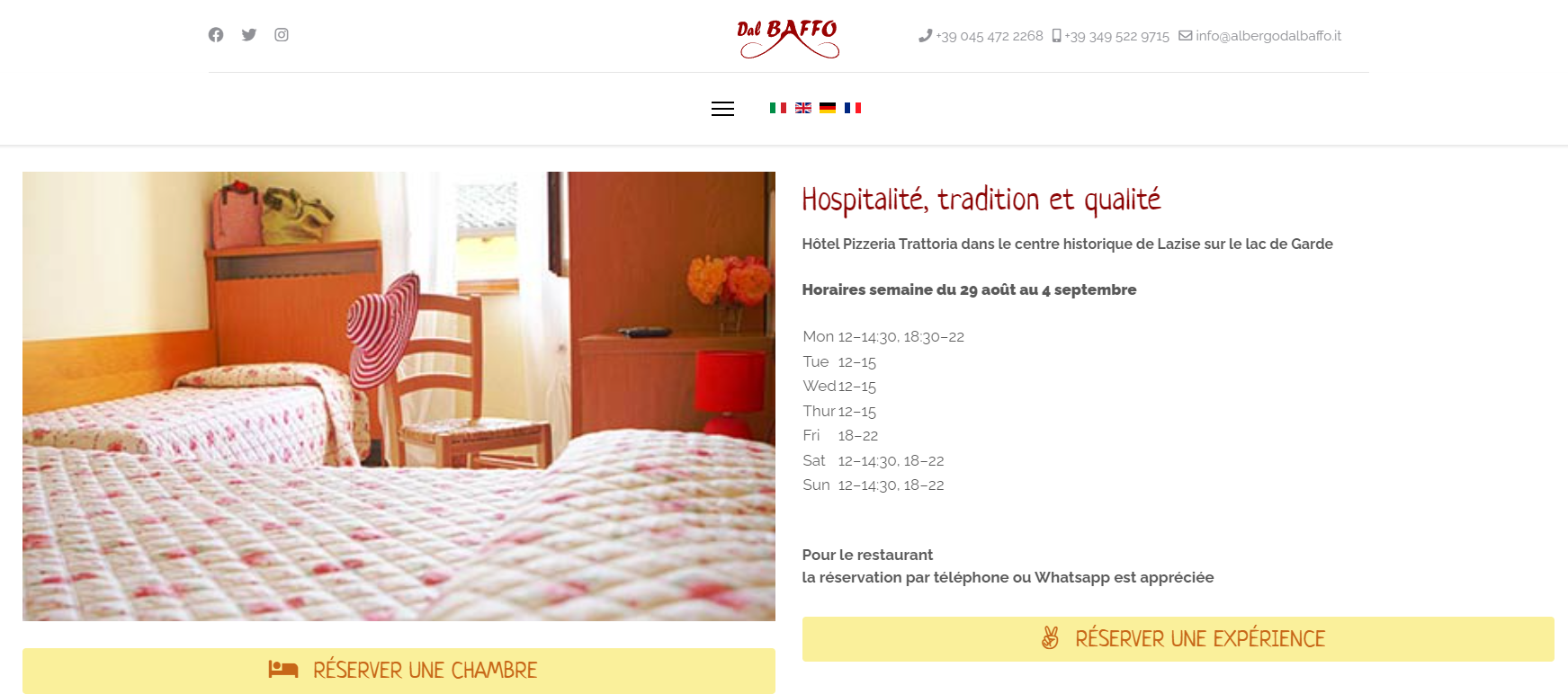 Traduzione sito web in tedesco e francese Image